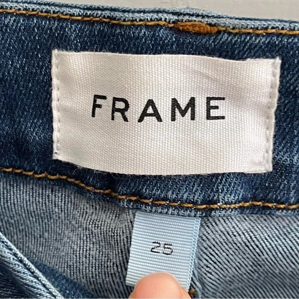 Frame Denim Le Crop Mini Boot flare Jeans Women’s Size 25 - Picture 11 of 13